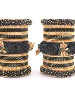 Black bangles-and-bracelets