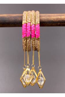 Pink bangles-and-bracelets