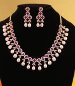 Multicolor pearl necklace-sets