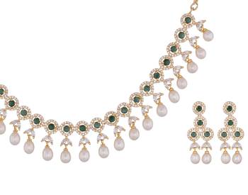 Multicolor pearl necklace-sets 3
