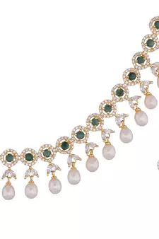 Multicolor pearl necklace-sets
