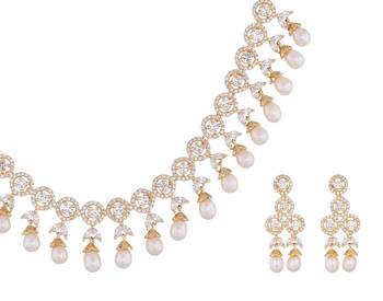 Multicolor pearl necklace-sets 3