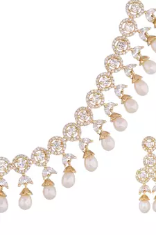 Multicolor pearl necklace-sets