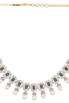 Multicolor pearl necklace-sets