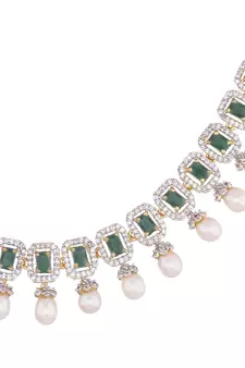 Multicolor pearl necklace-sets