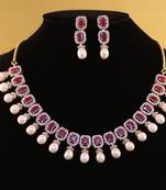 Multicolor pearl necklace-sets