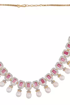 Multicolor pearl necklace-sets