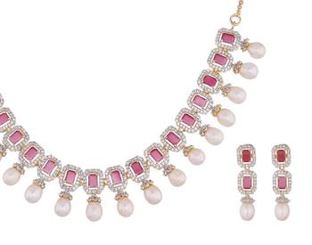 Multicolor pearl necklace-sets 3