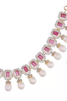 Multicolor pearl necklace-sets