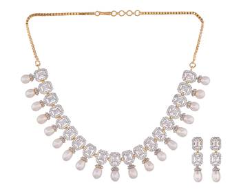Multicolor pearl necklace-sets 2