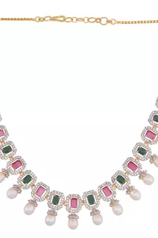 Multicolor pearl necklace-sets