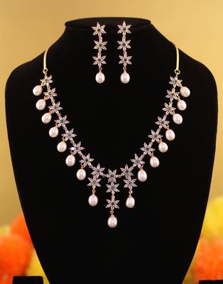 Multicolor pearl necklace-sets 1
