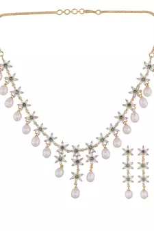 Multicolor pearl necklace-sets