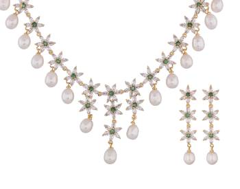 Multicolor pearl necklace-sets 3