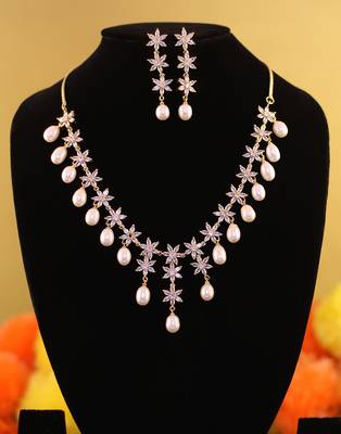 Multicolor pearl necklace-sets 1