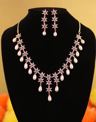 Multicolor pearl necklace-sets 1