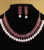 Multicolor pearl necklace-sets