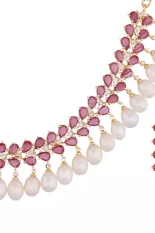 Multicolor pearl necklace-sets
