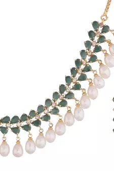 Multicolor pearl necklace-sets