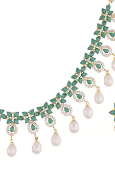 Multicolor pearl necklace-sets