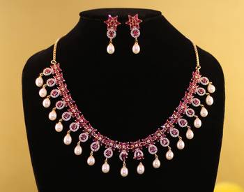 Multicolor pearl necklace-sets 1