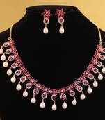 Multicolor pearl necklace-sets