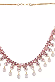 Multicolor pearl necklace-sets