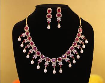 Multicolor pearl necklace-sets 1