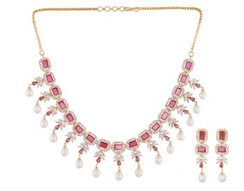 Multicolor pearl necklace-sets 2