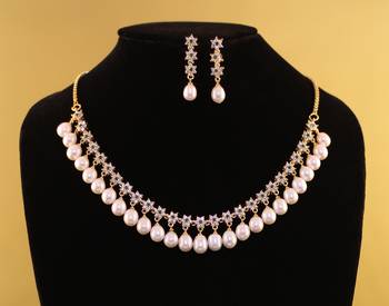 Multicolor pearl necklace-sets 1