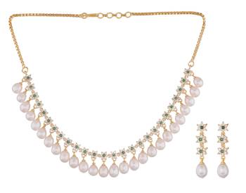 Multicolor pearl necklace-sets 2