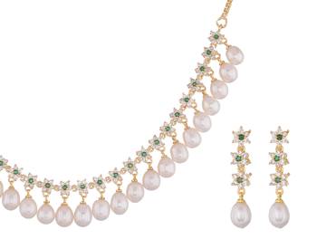 Multicolor pearl necklace-sets 3