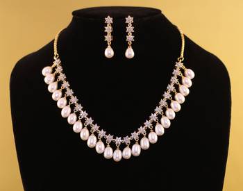 Multicolor pearl necklace-sets 1