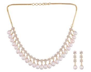 Multicolor pearl necklace-sets 2