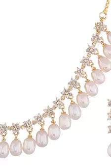 Multicolor pearl necklace-sets