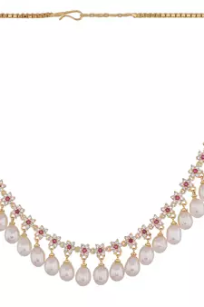 Multicolor pearl necklace-sets