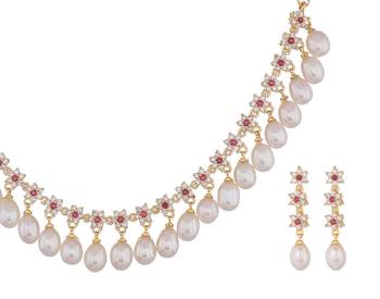 Multicolor pearl necklace-sets 3