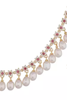 Multicolor pearl necklace-sets