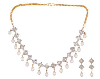 Multicolor pearl necklace-sets 2