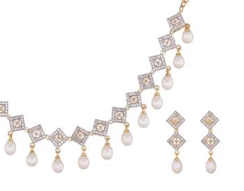 Multicolor pearl necklace-sets 3