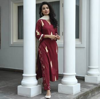 Designer rayon Suit Set 3