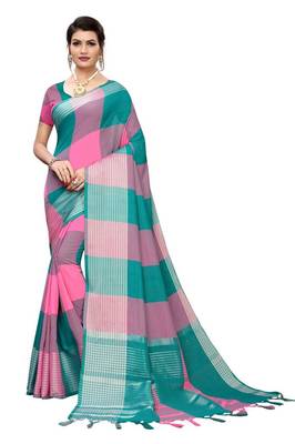 Soft Cotton Pure woven Silk Saree 1