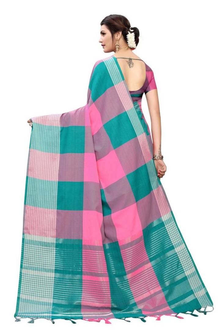 Soft Cotton Pure woven Silk Saree