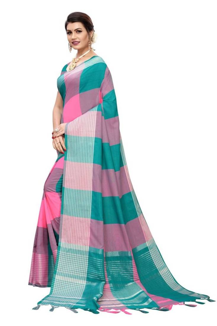 Soft Cotton Pure woven Silk Saree