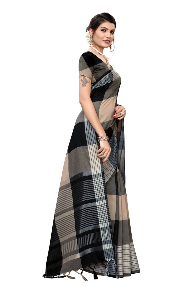 Soft Cotton Pure woven Silk Saree