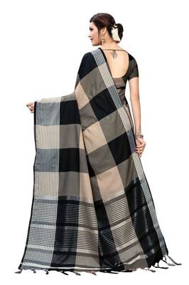 Soft Cotton Pure woven Silk Saree 3
