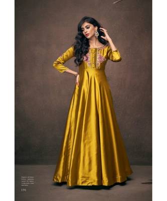 Satin Silk Wedding Gowns 1
