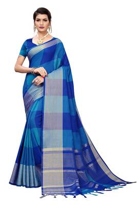 Soft Cotton Pure woven Silk Saree 1