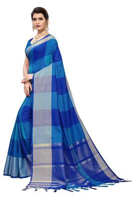 Soft Cotton Pure woven Silk Saree 2