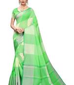 Soft Cotton Pure woven Silk Saree